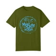 thumbnail image 4 of NAMTYQX Plus Size Summer Tops Cool Stretchy Plus Size mit Print Round Neck Graphic Cute Loose Fit Short Sleeve Tops for Women 2025 Army Green Size XL, 4 of 5