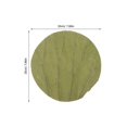 thumbnail image 2 of 100pcs Dried Lotus Leaves for Sushi Plates Round Shape Food Wrapping Decor Party Decoration Natural Cooking Making Liner Safe and Healthy Material, 2 of 3