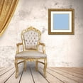 thumbnail image 3 of Grayscale 12x12 Gold Ornate Wood Framed with Double Matting Museum Art Print Titled - Small Isometric Hive III, 3 of 4