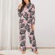 thumbnail image 2 of Balery Black Snake Conjunto de Pijama con Estampado para Mujer, Conjunto de Dos Piezas con Manga Larga, Ropa de Dormir Suave con Bolsillos, Pijamas Cómodos-XX-Large, 2 of 7