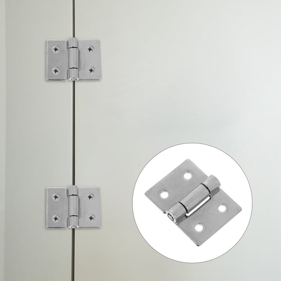 MLINS HOMEMAXS 2Pcs Replacement Gate Hinges Small Metal Cabinet Door Hinges Supplies