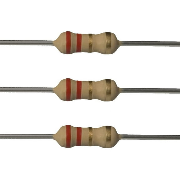 E-Projects 25EP5142R20 2.2 Ohm Resistors, 1/4 W, 5% (Pack of 25)