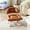 Brown, variant on Rolling Low Stool with Backrest – Padded Seat & Silent Casters