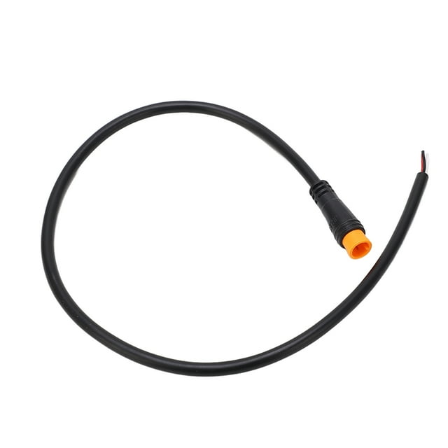 Cable de extensión de 3 núcleos para bicicleta eléctrica, cable de cobre y PVC con sensor de freno y acelerador, conector macho de 200 V CA.