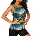 thumbnail image 2 of Easygdp Débardeur d'Entraînement pour Femmes, Haut de Course, Chemise de Randonnée, Séchage Rapide pour Course, Yoga, Randonnée-Petit, 2 of 7