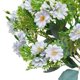 thumbnail image 4 of Decoración floral artificial Centro de mesa Hogar Hotel Ramo de flores falsas Fiesta de boda Flor de tela de seda, Azul cielo kenally HA6704-06B, 4 of 6