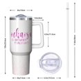 thumbnail image 2 of Funny Chaos Coordinator Tumbler Gift: 40oz Insulated Stainless Steel Cup with Handle, Perfect for Women Boss Coworker Teacher Nurse Mom Present, 2 of 5
