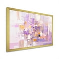 thumbnail image 5 of Designart "Abstract Shades Of Pink And Purple I" Abstract Shapes Picture Framed Canvas Prints, 5 of 5