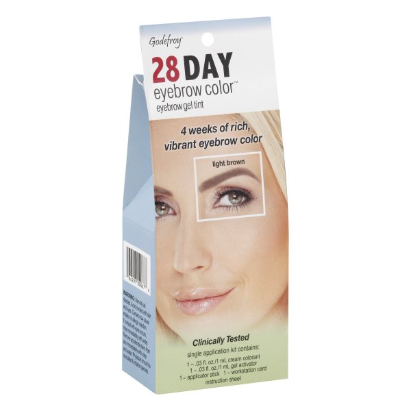 Godefroy R67 28 Day Permanent Eyebrow Color Kit Light Brown