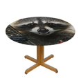thumbnail image 3 of BCIIG Raccoon Guitar Punk Round Tablecloth, Stain Resistant & Washable, Perfect for Indoor/Outdoor Dining, Wedding, Parties, 100% Polyester Fiber 54-58, 3 of 8