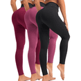 thumbnail image 1 of Set 3 Mallones Mujer Leggings Stretch Leggins Mayon Mallas, 1 of 5