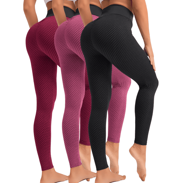 Set 3 Mallones Mujer Leggings Stretch Leggins Mayon Mallas