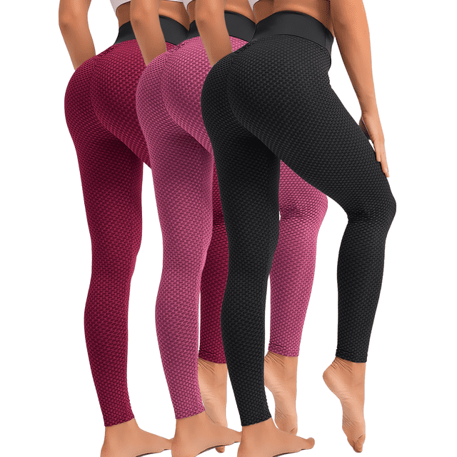 Set 3 Mallones Mujer Leggings Stretch Leggins Mayon Mallas