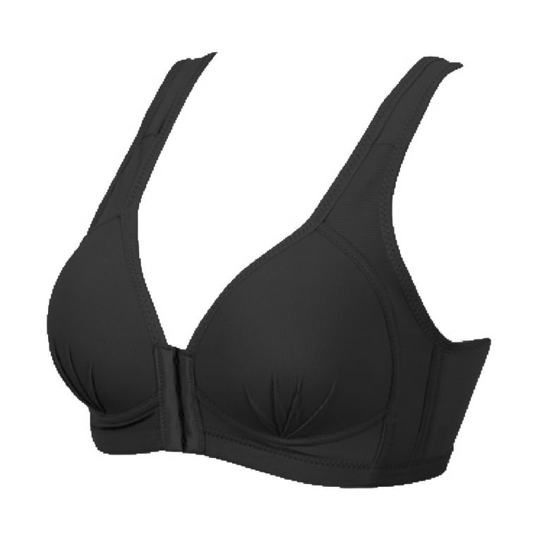 DORKASM Front Closure Bras Plus Size with Back Support Push Up