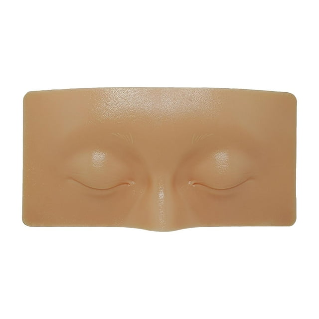 Tablero de práctica de maquillaje realista 3D, entrenamiento de párpados de pestañas, práctica de silicona, tablero de práctica de maquillaje de ojos Colco Tablero de práctica de maquillaje