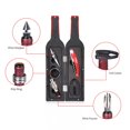 thumbnail image 5 of Kato 5-Piece Stainless Steel Wine Opener Set - Premium Corkscrew Accessories Kit with Drink Stickers, Perfect Wedding Gifts for Wine Lovers & Drinkers (Red & Black), 5 of 7