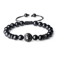 thumbnail image 1 of Pulsera COAI Lion Jewelry con cuentas de turmalina negra, 1 of 7