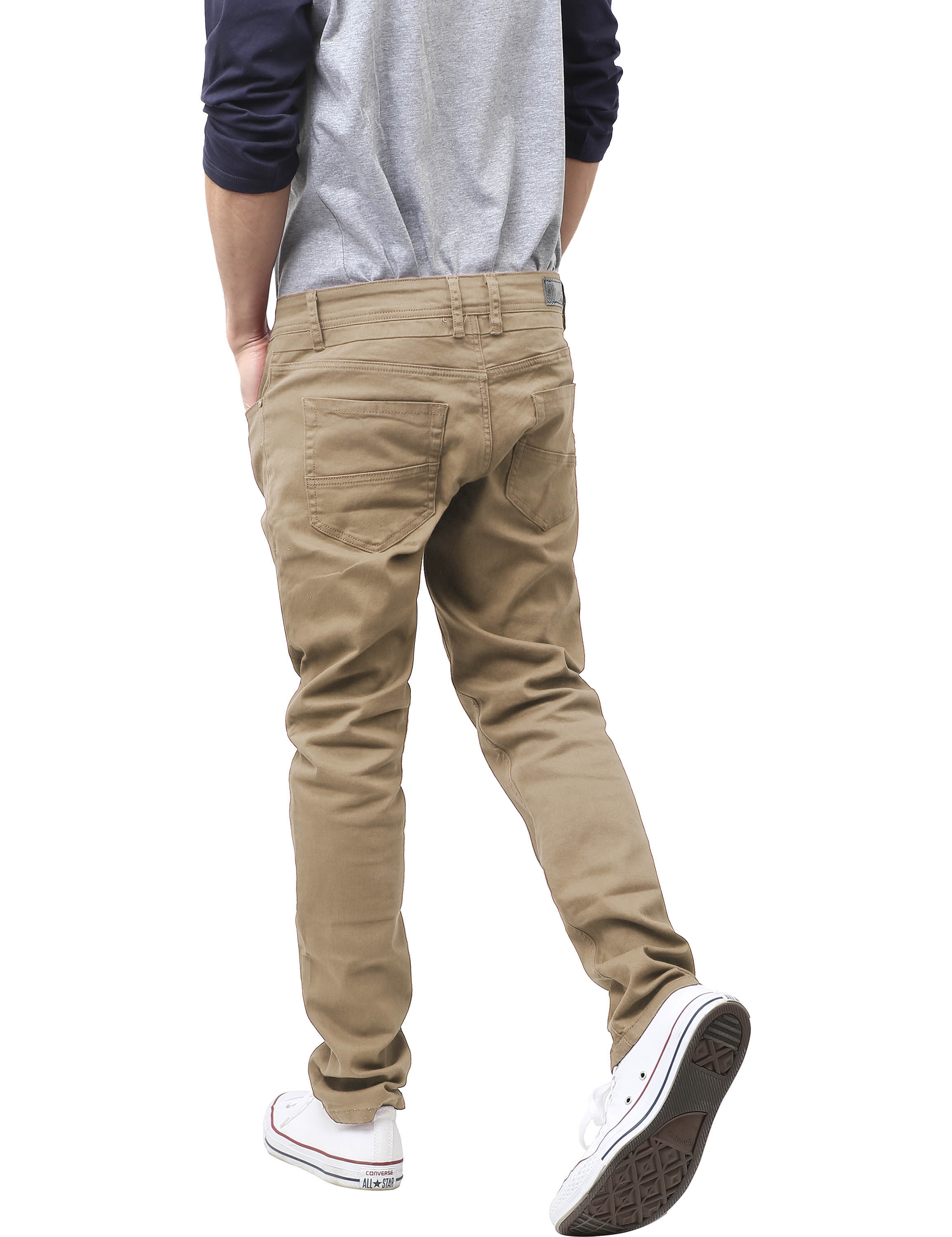 Ma Croix Mens Skinny Jeans Stretch Skinny Fit Slim Denim Pants - image 4 of 6