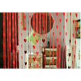 thumbnail image 4 of Rideau de Porte à Franges en Forme de Cœur Mignon pour Fenêtre Chambre Rd, 4 of 4