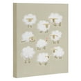thumbnail image 1 of Society6 Herd of Sheep by Showmemars Framed Canvas, 1 of 1