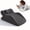 Black-, variant on Ergonomic Multi-Position Pillow: Backrest, Supine & Lying Support for Head, Neck, Waist - Ideal for Sleep, Travel, Reading, Office & Gifts (Removable Cover)