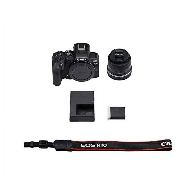 Canon EOS R10 Mirrorless Camera with 18-45mm Zoom Lens Kit