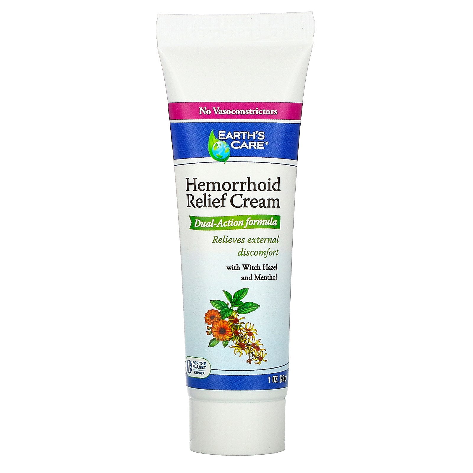 Earth’s Care Hemorrhoid Cream for Hemorrhoids Treatment Relief with