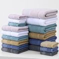 thumbnail image 2 of Xiao Hua 1 toalla de mano para baño, de algodón súper suave y altamente absorbente, ideal para ducha, piscina, spa, gimnasio o uso diario. Medidas: 35 x 75 cm (gris)., 2 of 5