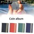 thumbnail image 1 of Xihbxyly Álbum de 120 Bolsillos, Organizador de Monedas, Diseño Ligero y Portátil, Capacidad para 120 Monedas, Perfecto para Coleccionar Fichas E Insignias, Fácil de Usar, Tamaño 155 X 112 X 11 Mm, 1 of 2