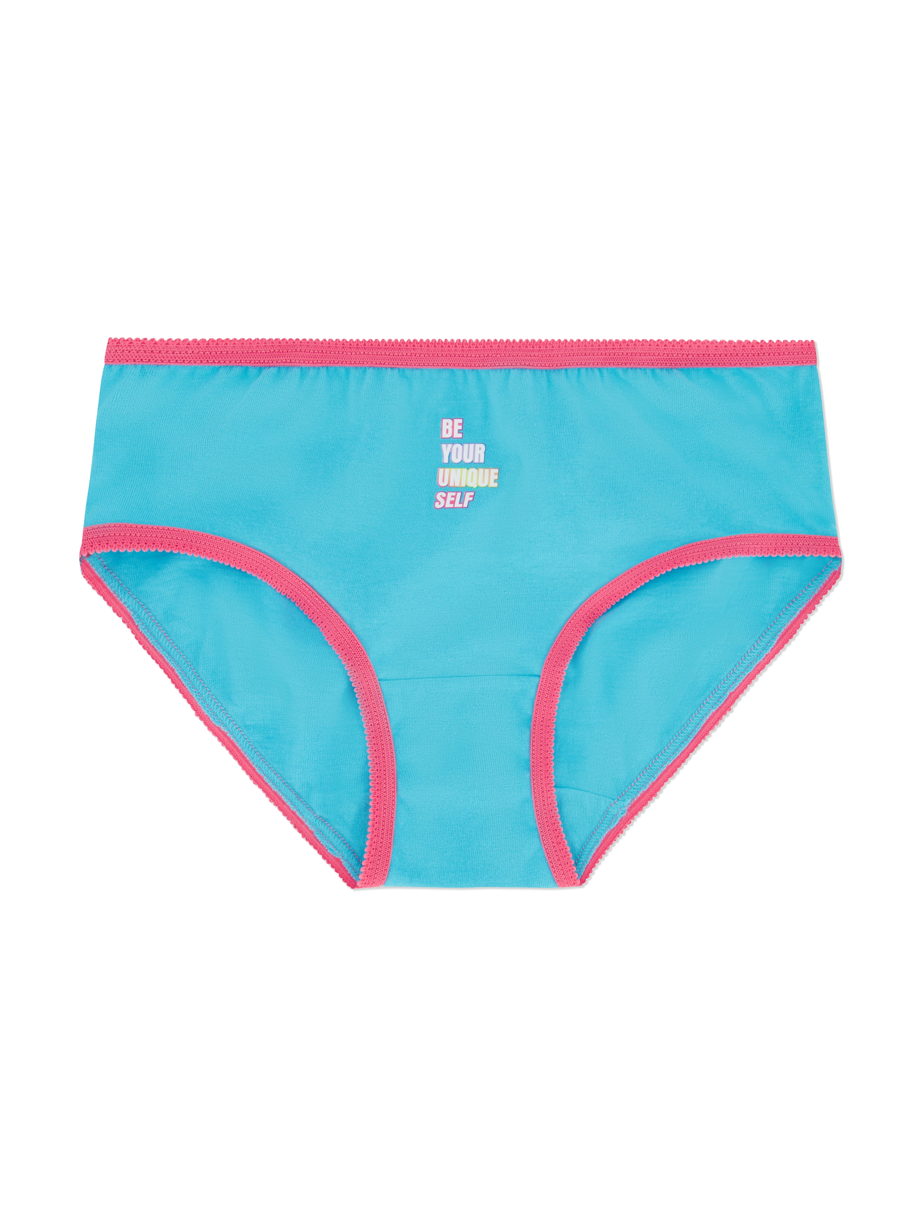 Wonder Nation Girls Hipster Cotton Underwear 14-Pack, Sizes 4-18