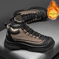 thumbnail image 2 of Men'S Winter Skate Shoes, Warm Fleece-Lined Cold-Resistant Snow Boots with Windproof Design, Plush Lining, Available in Plus Sizes - Ideal for Hiking and Cold Weather, Outdoor Work, Casual, 2 of 9