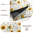 thumbnail image 6 of Large Round Rug 8Ft Washable Non-Slip, Sunflower Circle Area Rugs for Living Room Bedroom, Summer Botanical Farmhouse Floral Elegant Indoor Floor Mats Carpet Runner for Home Decor, 6 of 8
