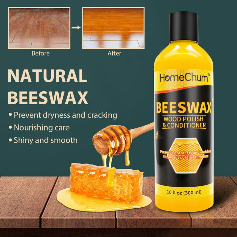 Wood Seasoning Beewax, Multipurpose Natural Wood Wax Traditional Beeswax  Polish for Furniture, Floor, Tables, Chairs, Cabinets