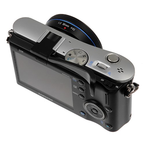 Fotodiox Pro Thumb Grip for Mirrorless Digital Cameras (Type-C; Black), fits: Samsung NX100, NX200 - image 2 of 2
