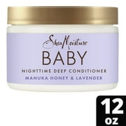 SheaMoisture Baby Nighttime Deep Conditioner Manuka Honey & Lavender All Hair, 12 oz