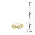 thumbnail image 3 of AoneJewelry 0.35 Ct Round Shape 2 Natural Diamond In Center With 21 white Side diamonds (IJ/I2-I3) Twisted Design Crafted In 10K Rose White and Yellow Gold Engagement wedding Ring For Women, 3 of 5