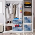 thumbnail image 6 of Foldable Fabric Storage Bin Home Cubes Clothing Organizer Bins Large Collapsible Box Basket for Home Organizer Blue Butterflies Flying, 6 of 7