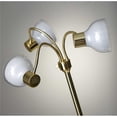 thumbnail image 1 of 30"  X 30"  X 69"  Gold Metal 3-Arm Floor Lamp, 1 of 1