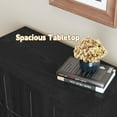 thumbnail image 7 of CBJCBJ 31.4"Mid Century Modern Sideboard Buffet Cabinet ,  Storage Cabinet with Adjustable Shelves, Accent Cabinet for Entryway, Dining Room, Black, 7 of 7