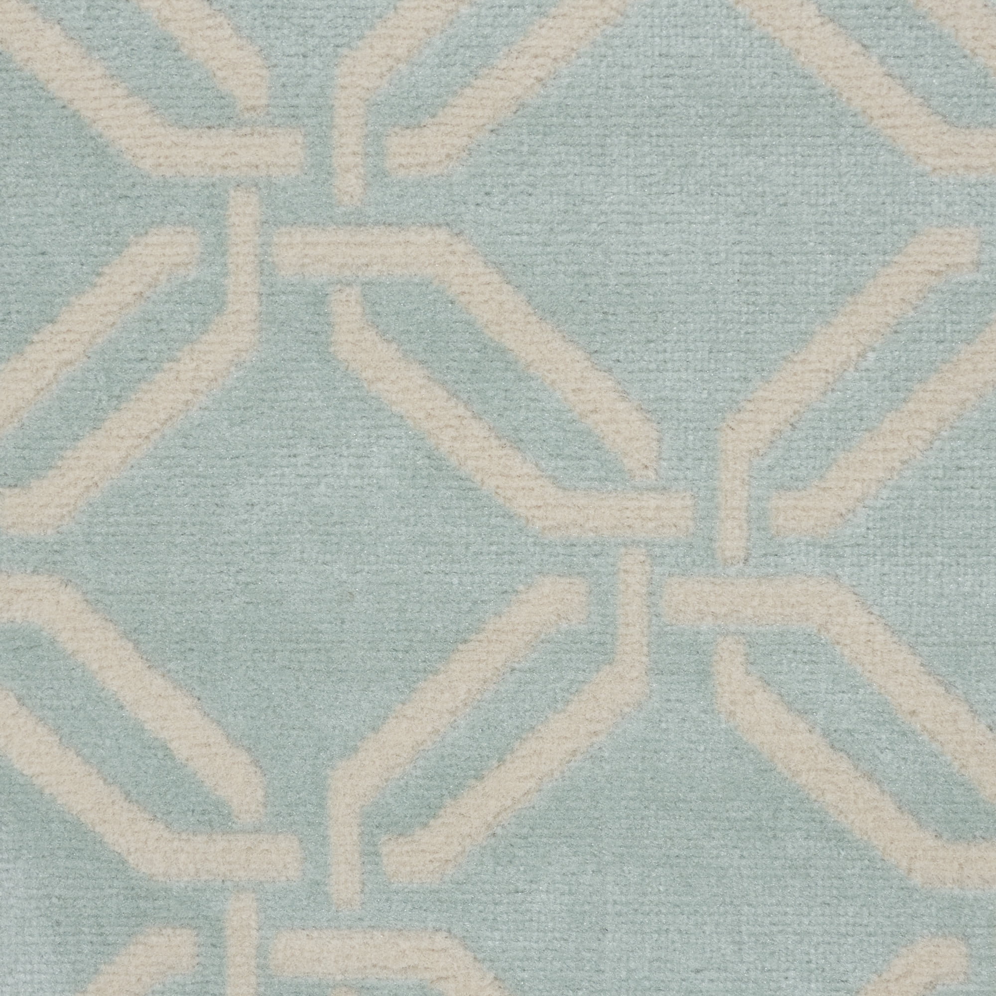 Bliss Transitional Trellis Green 5 ft 3 in Round Area Rug