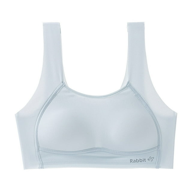 AJZIOJIRO Kids Girls Training Bra M-3XL Supportive Seamless Sports Bras for Teens Girls with Racerback Removable Pads