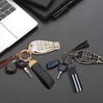 thumbnail image 5 of Leather Car Keychain, Universal Key Fob Keychain Leather Key Chain Holder for Men and Women,black, 5 of 5