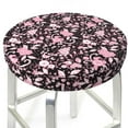 thumbnail image 3 of Haiem Daisies Flowers Cushion Round Bar Chair Seat Cover Bar Chair Cushion Covers Elastic Washable Bar Chair Cover,Protects from Scratches and Stains-12 inch, 3 of 7