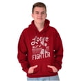 thumbnail image 5 of Popeye the Sailor Loves Not a Fighter Hoodie Sweatshirt Women Brisco Brands S, 5 of 6