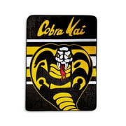 Cobra Kai Dojo Strike First Karate Blanket 46" X 60" Flannel Fleece Throw