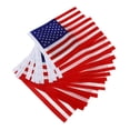 thumbnail image 4 of Banderas de palo de mano Zulema 1 docena 8 x 5 pulgadas EE.UU. bandera, 4 of 8