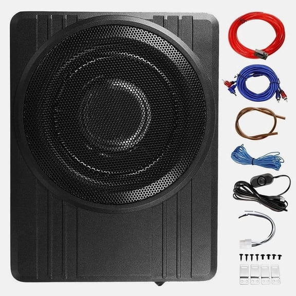 10" Ultra Slim Car Subwoofer - Aluminum Bass Tube Can Heat and Waterproof