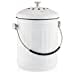 thumbnail image 3 of RED FACTOR Premium Compost Bin for Kitchen Countertop - Stainless Steel Food Waste Bucket with Innovative Dual Filter Technology - Includes Spare Filters (White, 1.3 Gallon), 3 of 15