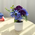 thumbnail image 3 of Visland Artificial Flower, Artificial Flower Plant Bonsai, Artificial Flower with Pot, 3 of 4