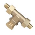 thumbnail image 3 of Acoplamiento de conector en T igual en forma de vías de rosca de montaje de tubería de 1 pieza 3 kusrkot Manguera de lavado de presión, 3 of 7